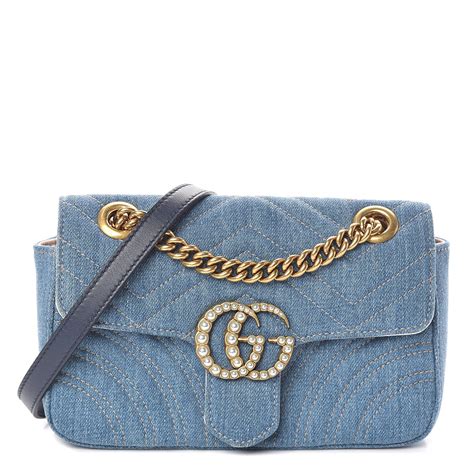 gucci bags gg blue|gucci gg marmont shoulder bag.